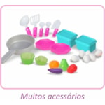 Cozinha Gourmet Magic Toys Infantil Completa Rosa