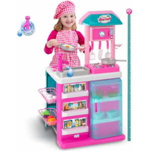 Cozinha Gourmet Magic Toys Infantil Completa Rosa