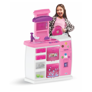 Cozinha Infantil Magic Toys Doce Rosa com Acessórios