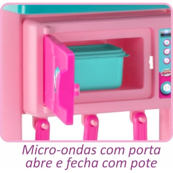 Cozinha Infantil Magic Toys Gourmet Rosa com Acessórios-8247eaa7-71b0-4456-adc9-95061d4b9211