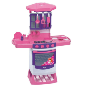 Cozinha Infantil Magic Toys Mágica Rosa com Acessórios