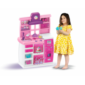 Cozinha Infantil Magic Toys Master Rosa com Acessórios