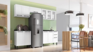 Cozinha Itatiaia Florenca 11 Portas 2 Gavetas Branco ARM-70/ARM-70/BALC-105/ARM-105/BALC-70