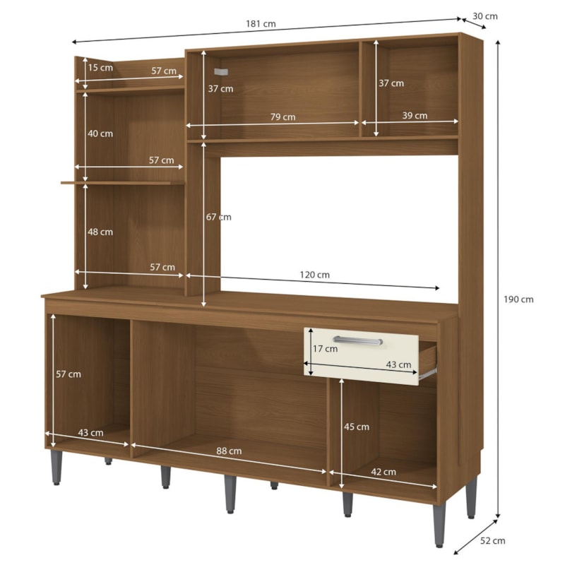 Cozinha Kappesberg 7 Portas com Tampo-0badc6b1-69ed-4bc5-8ab3-691f2d581330
