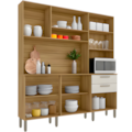 Cozinha Kits Parana Ferrara 6 Portas 2 Gavetas Freijo/Soft-67300e9b-ffc6-4de8-844a-7f5bc5795d4a