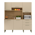 Cozinha Kits Parana Ferrara 6 Portas 2 Gavetas Freijo/Vanilla-2d7040ca-139a-43b3-aa1e-ee538eaa3032