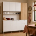 Cozinha Kits Parana Slow 8 Portas 1 Gaveta Freijo/Artico/CP Riscatto Freijo-283ab828-fe1e-4c6c-a630-0040155a5303