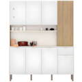 Cozinha Kits Parana Slow 8 Portas 1 Gaveta Freijo/Artico/CP Riscatto Freijo-95357add-21fe-4663-815f-25d2e47ba7bf