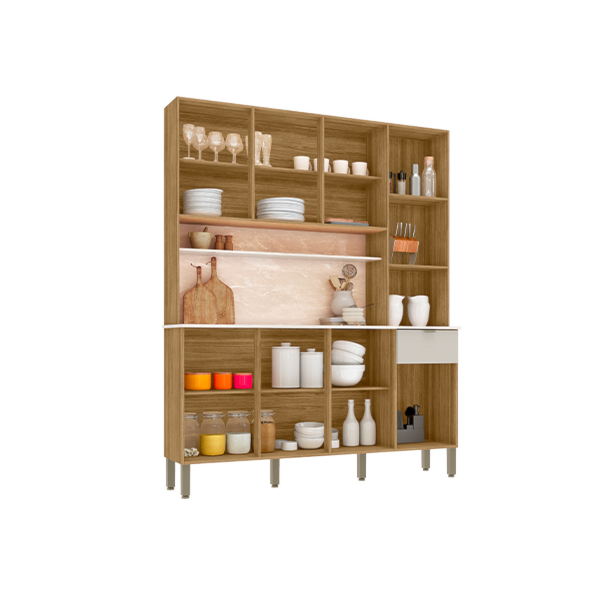 Cozinha Kits Parana Slow 8 Portas 1 Gaveta Freijo/Soft-23c43ff5-5521-4034-9f1e-dd556d1cb396