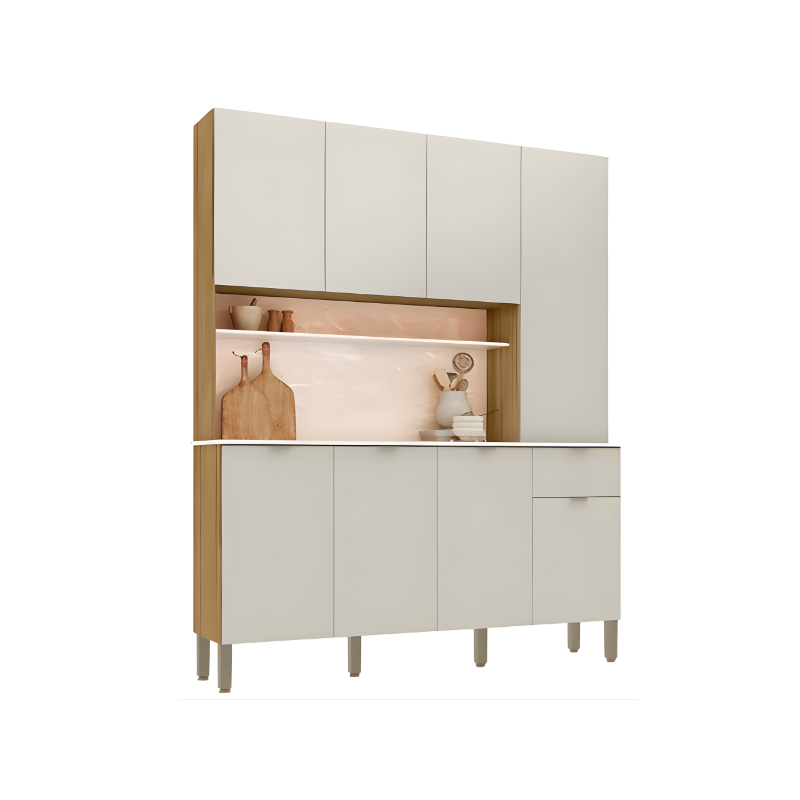 Cozinha Kits Parana Slow 8 Portas 1 Gaveta Freijo/Soft-ce1be68a-a3cf-4c0d-9c1d-8bce55b356ec
