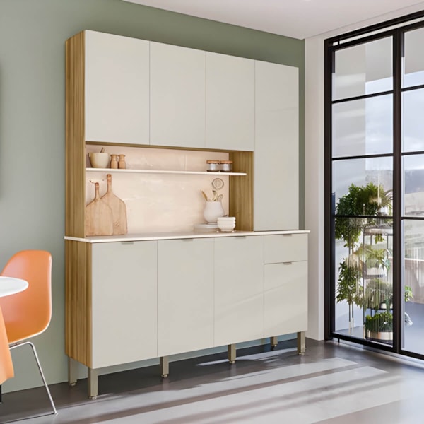 Cozinha Kits Parana Slow 8 Portas 1 Gaveta Freijo/Soft-5c7d85fd-992c-4d5f-883e-40b234a30f78