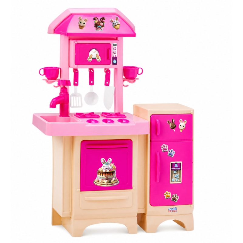 Cozinha Magic Toys Completa Lily sem Agua Rosa-fb245ac0-f5e0-41a5-8e2e-720596c78d3b