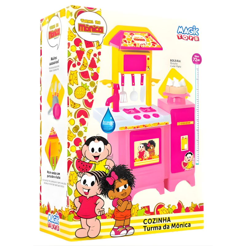 Cozinha Magic Toys Completa Turma da Monica-24e2a40a-573f-4514-8152-1a41666e8c0f