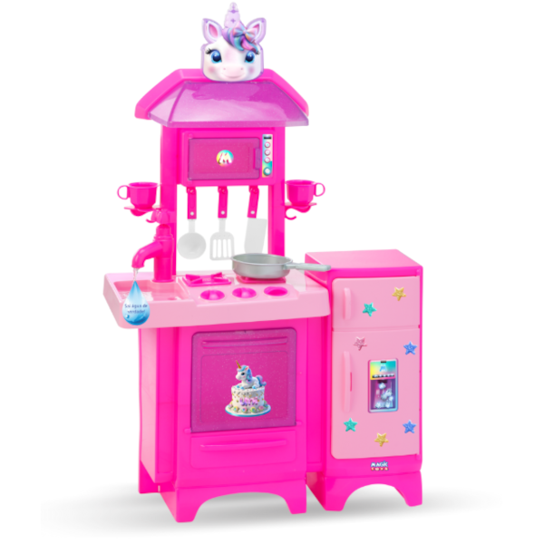 Cozinha Magic Toys Completa Unicornio com Agua Rosa-5612874c-7c39-4672-951b-9a0492fd9c11