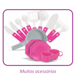 Cozinha Magic Toys Completa Unicornio com Agua Rosa