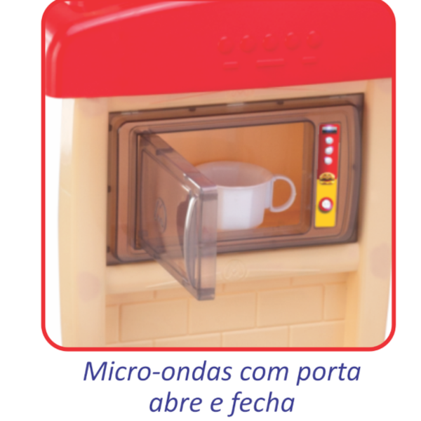 Cozinha Magic Toys Master Vermelho-357a48fe-a086-4b8c-9f23-597912351f1f