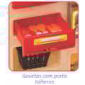 Cozinha Magic Toys Master Vermelho-b7dc1fc7-9642-4447-827a-f1310e3afaa9