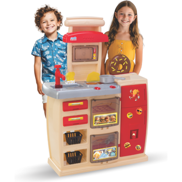 Cozinha Magic Toys Master Vermelho-c895ec53-8fa8-4a90-8129-c27f7d7eee8a