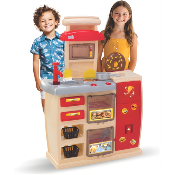 Cozinha Magic Toys Master Vermelho-8f464436-dd6c-4186-b836-f5d4ea9c87eb