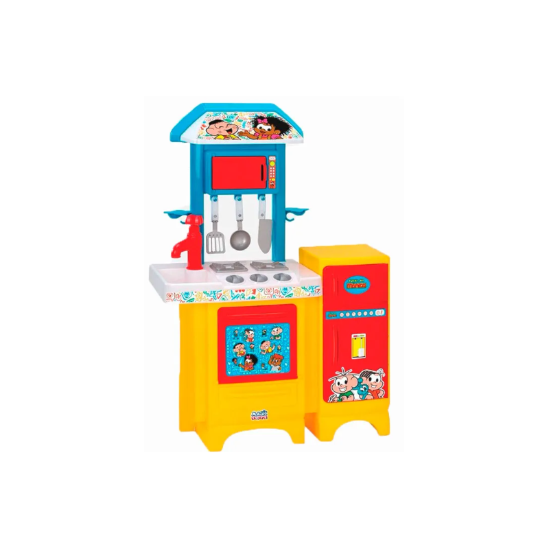 Cozinha Magic Toys Turma Da Monica Sem Agua com Acessorios 