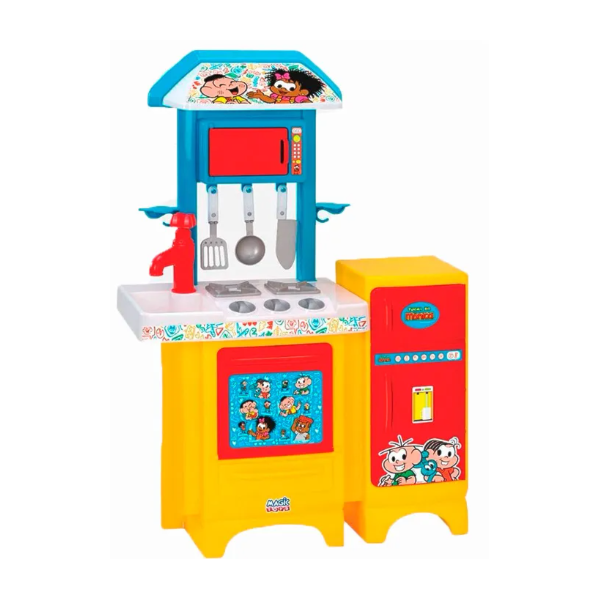 Cozinha Magic Toys Turma Da Monica Sem Agua com Acessorios -2bbe2cb4-1224-4fbe-bdf4-ad2ffa145277