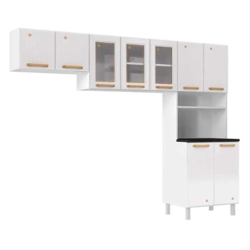 Cozinha Telasul Cristal Smart Branca 9 Portas-8c4db8d6-4000-42ff-85fb-f21adf2c4d98