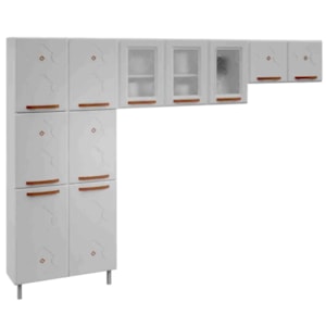 Cozinha Telasul Mirage New Branca 11 Portas