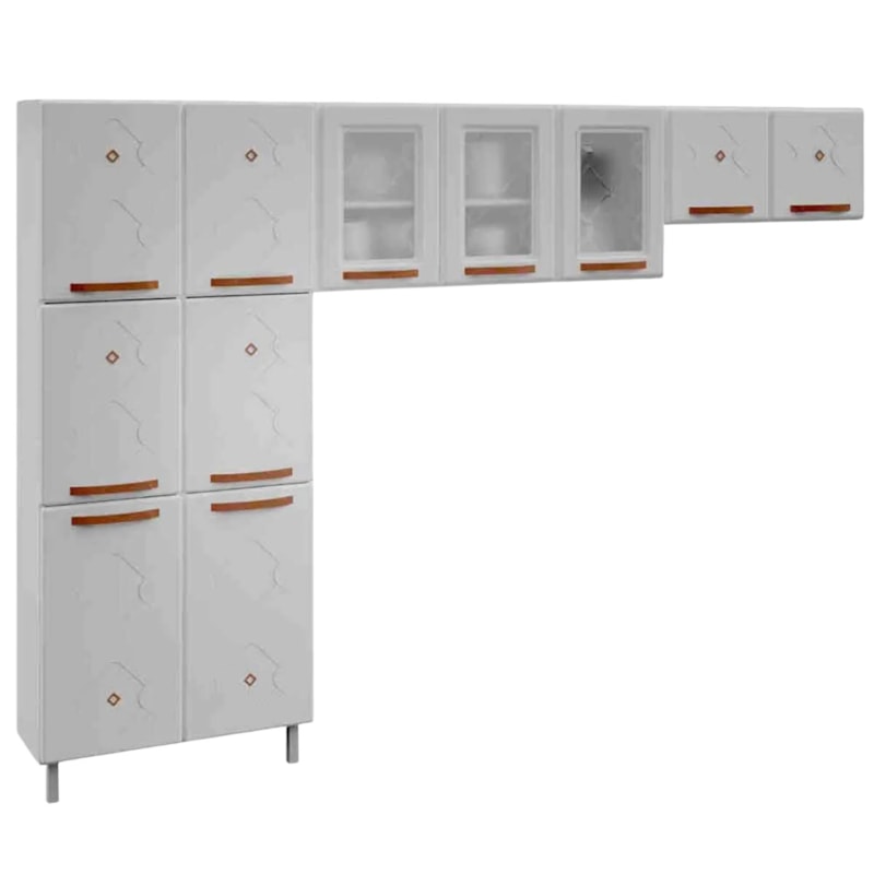Cozinha Telasul Mirage New Branca 11 Portas