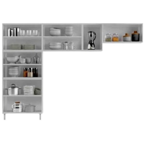 Cozinha Telasul Mirage New Branca 11 Portas