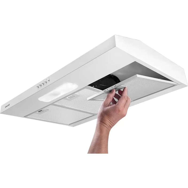 Depurador Suggar Slim 80cm 3 Velocidades 127V Branco 6109-daf892db-72e2-40c4-9533-92181219b8a2
