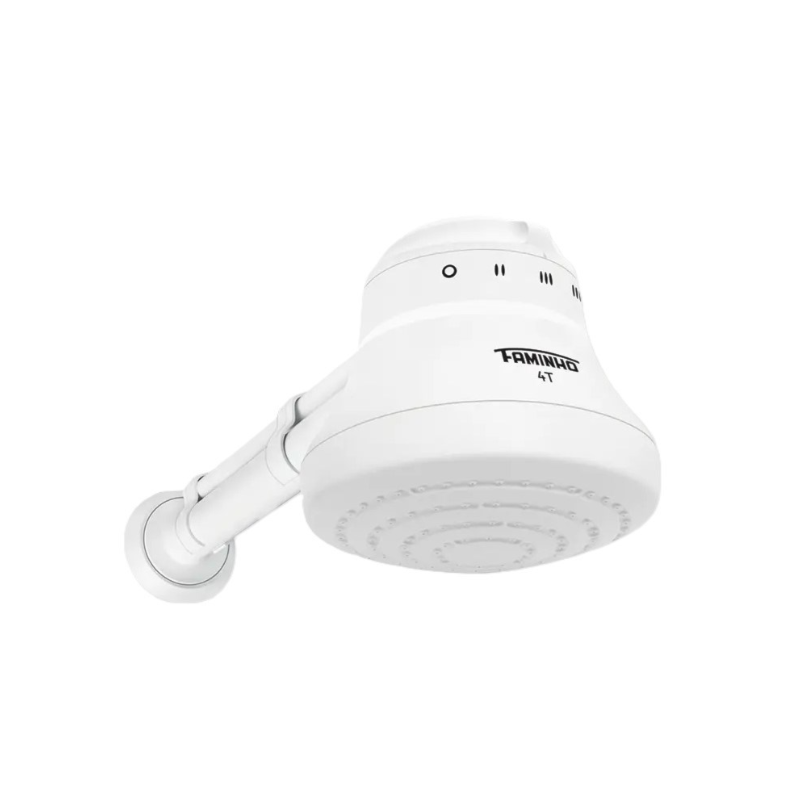 Ducha Fame Faminho 4T com Cano 30CM 220V 4400W Branco