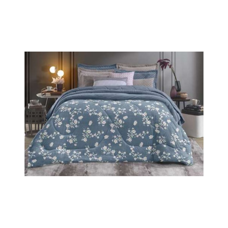 Edredom HEDRONS Plush Combo Soft Casal Slim 1,80X2,10M Sortidos ED0574.2550