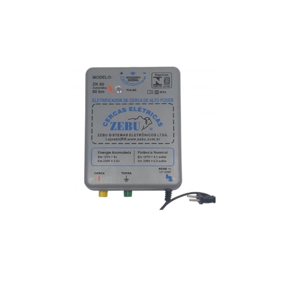 Eletrificador de Cerca Zebu Aut ZK80-31ec7a7a-ebc6-4175-91a1-45bcc6033dc0