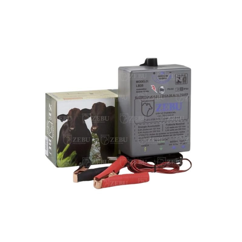 Eletrificador De Cerca Zebu LB35 Aut/12V 