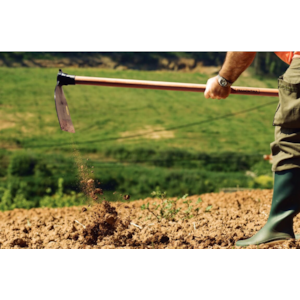 Enxada Tramontina Larga n&ordm; 2.5 em Aço com Cabo de Madeira 145cm