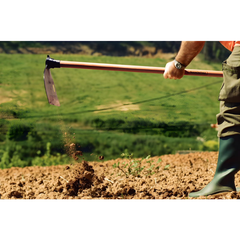 Enxada Tramontina Larga nº 2.5 em Aço com Cabo de Madeira 145cm-99c6dc43-154e-4881-b550-cb2cb81fdef4