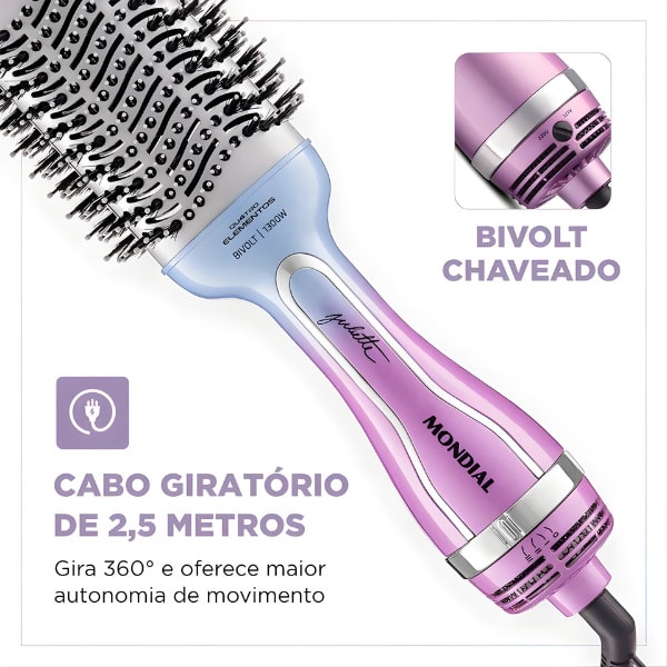 Escova Secadora Mondial By Juliette Bivolt ES-JU-03 Azul/Rosa-f5c457f1-5127-44ed-8fb9-89d747adce37