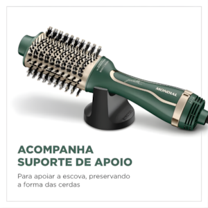 Escova Secadora Mondial By Juliette ES-JU-02 Bivolt Verde Oliva