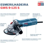 Esmerilhadeira Bosch 5 GWS 9125 S 900W 127V