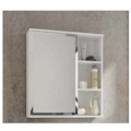 Espelheira para Banheiro Suspensa MGM Treviso 56CM com 1 Porta e Prateleira Branco-edf65a97-57a8-4bf5-9963-22ec949a7e08