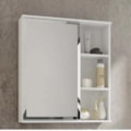 Espelheira para Banheiro Suspensa MGM Treviso 56CM com 1 Porta e Prateleira Branco-86ee106c-6b34-4307-88a3-7d95bf2036c2