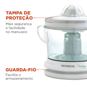 Espremdeor Mondial Turbo Citrus 127V/60HZ E-01 Branco