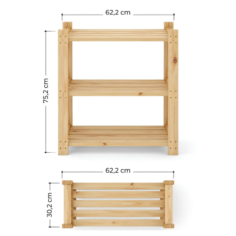 Estante Modulare Tramontina 03 Prateleiras-5a614a03-2608-436c-b95b-4bfdebc94f80