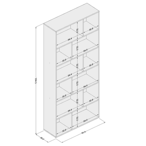Estante Politorno Xangai 12 Nichos Branco-c4c3a482-9979-4201-b14a-b1d08ac7d53a