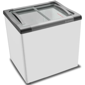 Expositor Horinzontal Metalfrio 185L para Sorvetes e Congelados 127V R290 Supra Bbranco NF20SBB001