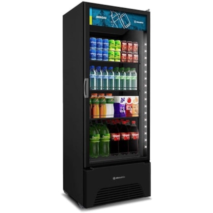 Expositor Metalfrio Vertical 403L VB40AH R290 127V/60HZ All Black