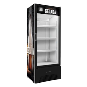 Expositora Cervejeira Metalfrio 576L Optima Adesivada Gelada 127V/60HZ R290 Preto VN50AHB008