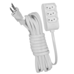 Extensao Fame Eletrica Smart com 3 Tomadas 2P+T 10A/250V com Cabo de 3M Comprimento Branco