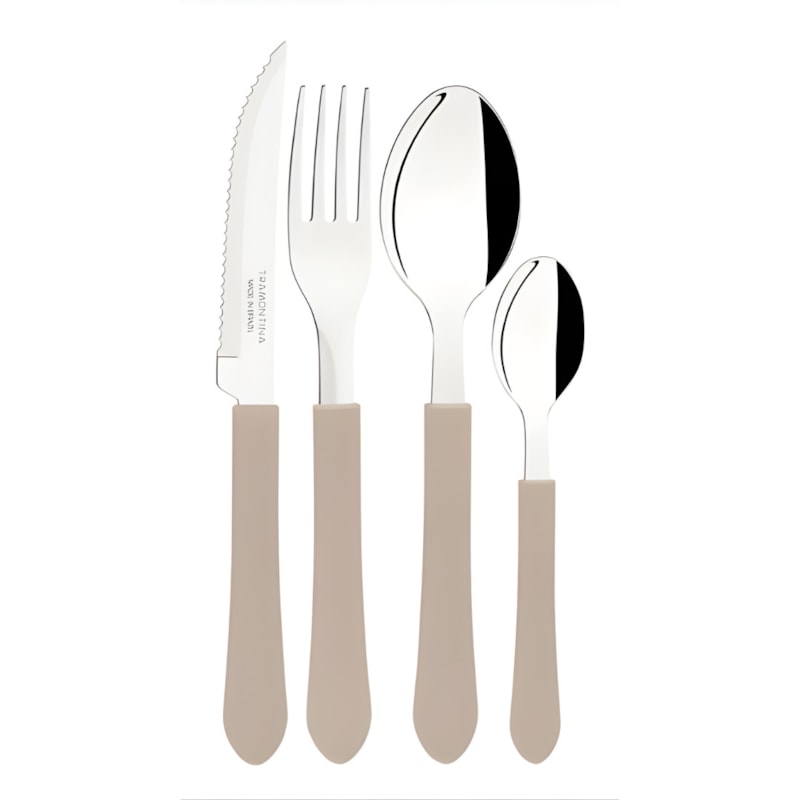 Faqueiro Tramontina Inox 12 Pecas Leme Cinza -72ab6847-28e2-436d-ba9d-9b6bad207473