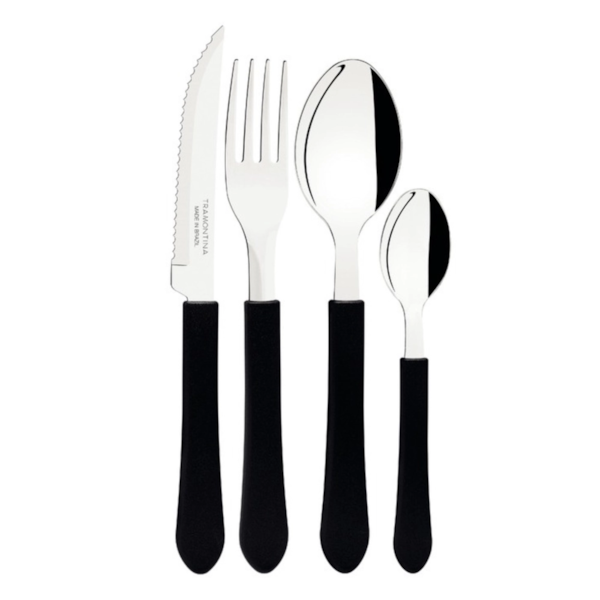 Faqueiro Tramontina Inox 12 Pecas Leme Preto-f86016ca-9a5a-415c-bde7-a24c13ee67fd